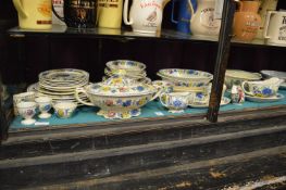 A quantity of Masons Regency dinnerware.