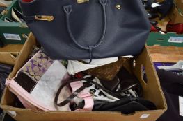 A Collection of ten ladies designer handbags, various makes.