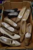 Five pairs of ladies designer shoes, size 6.