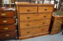 A good 19th century mahogany straight front chest of drawers.