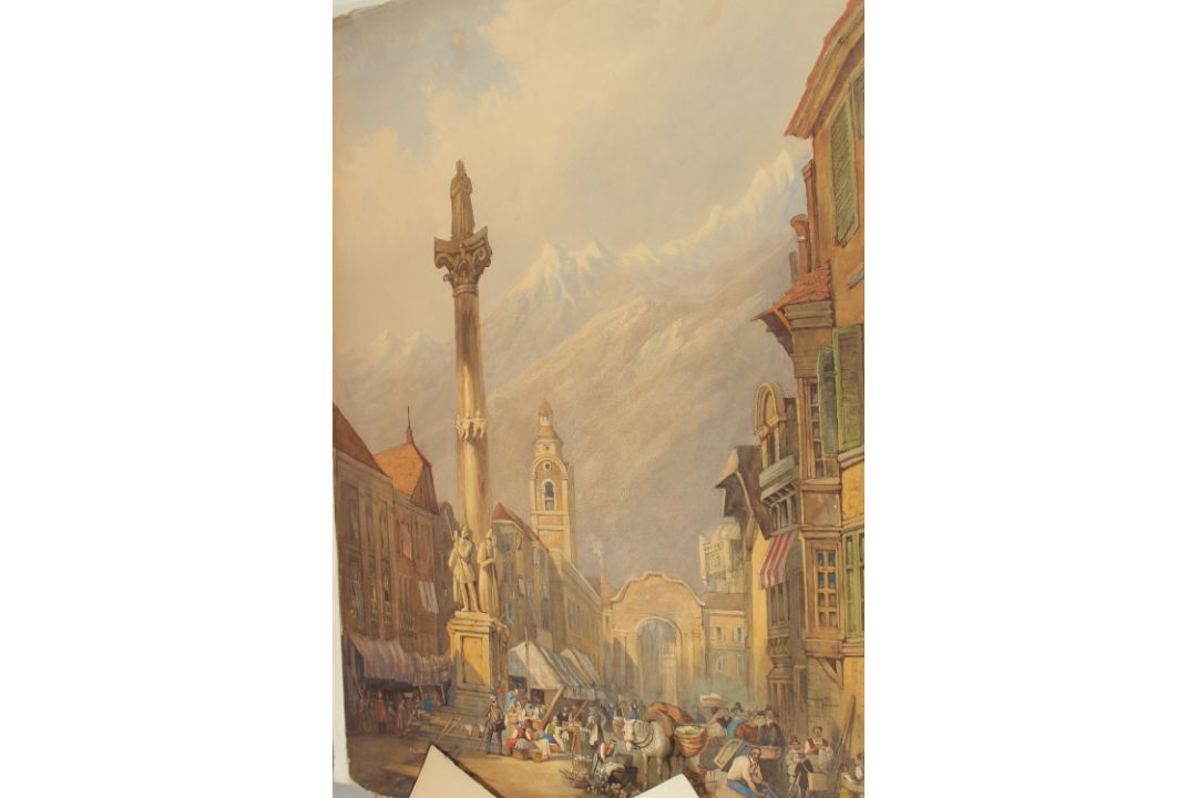 A FOLDER OFSPORTING PRINTS AND WATERCOLOURS (10). - Image 7 of 9
