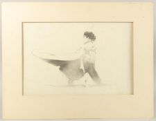 Circle of Gerald Festus Kelly, a drawing of a matador, ink, 11