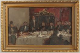 GEORGE WEISSBORT (1928 - 2013). The Banquet. Board. 12