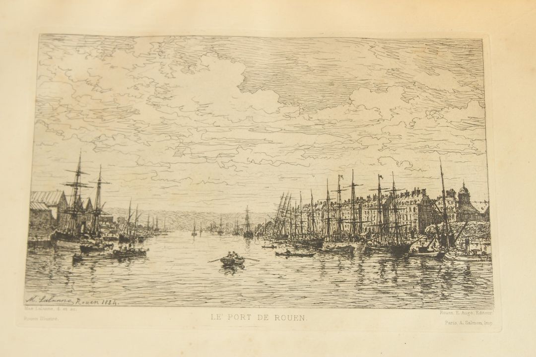 ROUEN ILLUSTRATED. BRUNET-DEBAINES. 30 illustrations. - Image 2 of 5