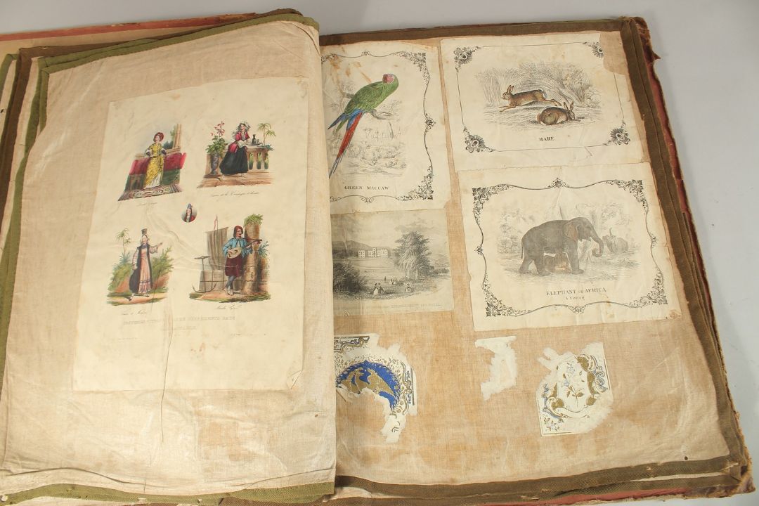 A LARGE VICTORIAN PICTURE BOOK. 21" x 8" (53 x 46cms). - Image 7 of 14