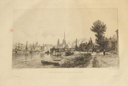 ROUEN ILLUSTRATED. BRUNET-DEBAINES. 30 illustrations.