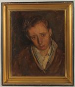 GEORGE WEISSBORT (1928 - 2013). Malcombe the Composer, head and shoulders. Signed. Board. 18