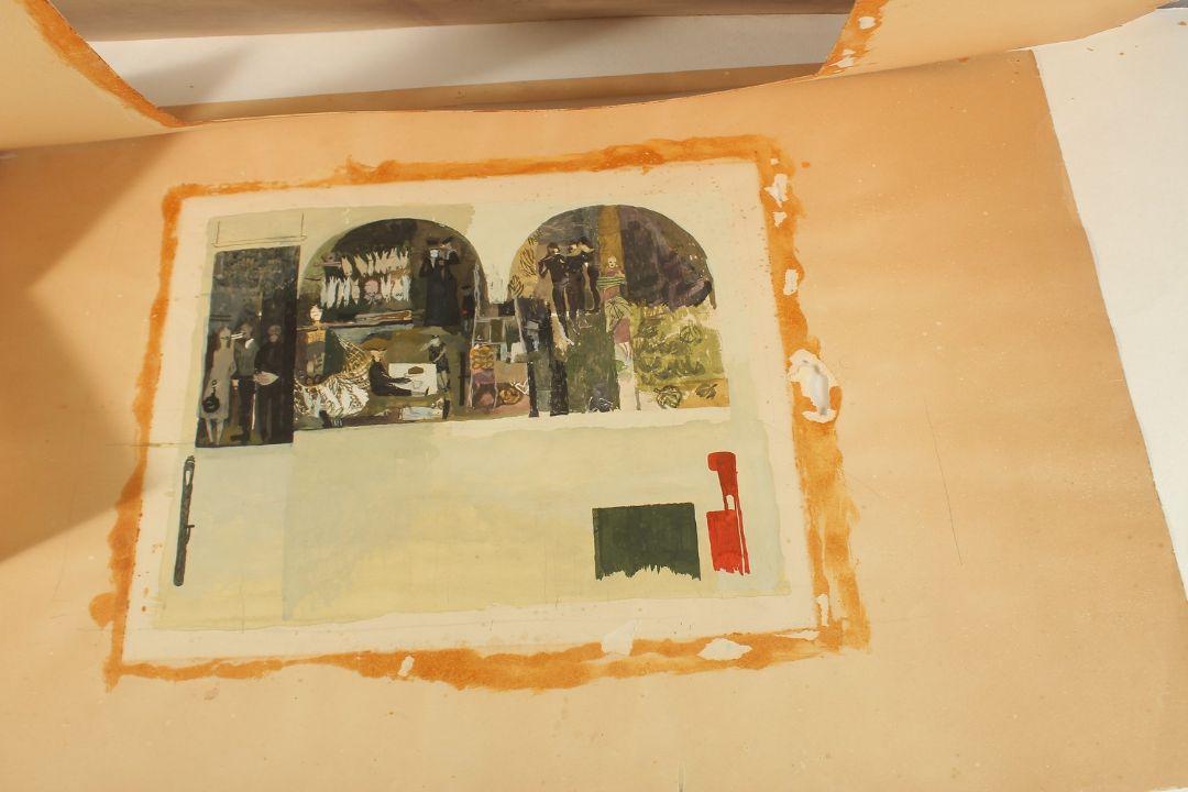 A FOLDER OFSPORTING PRINTS AND WATERCOLOURS (10). - Image 9 of 9