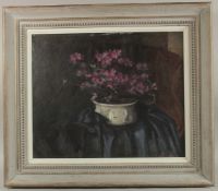 GEORGE WEISSBORT (1928 - 2013). Still Life. A bowl of flowers. Signed and dated 1986. 17.5