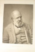 After Edward Armitage (1817-1896), a group of four prints including 'After an Entomological Sale'