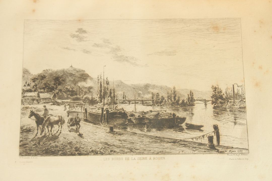 ROUEN ILLUSTRATED. BRUNET-DEBAINES. 30 illustrations. - Image 3 of 5