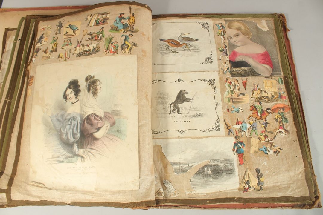 A LARGE VICTORIAN PICTURE BOOK. 21" x 8" (53 x 46cms). - Image 9 of 14