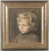 GEORGE WEISSBORT (1928 - 2013). Niece with blond hair. Signed and dated. Board. 12