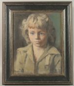 GEORGE WEISSBORT (1928 - 2013). Portrait head and shoulders of a young girl 