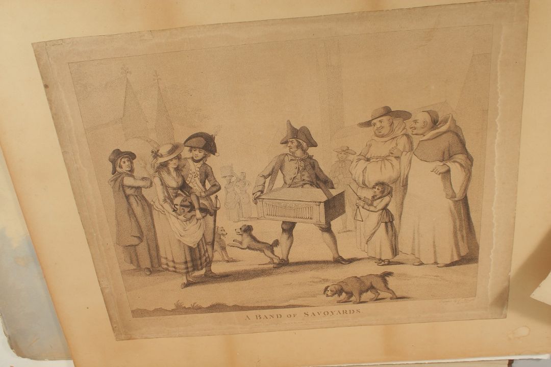 A FOLDER OFSPORTING PRINTS AND WATERCOLOURS (10). - Image 4 of 9
