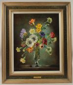 CECIL KENNEDY (1905-1997). 'Spring Flowers'. Oil on canvas, signed, 20