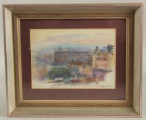 GEORGE WEISSBORT (1928 - 2013). Sunset, Finchley Road. Watercolour, signed and dated 1957. 7