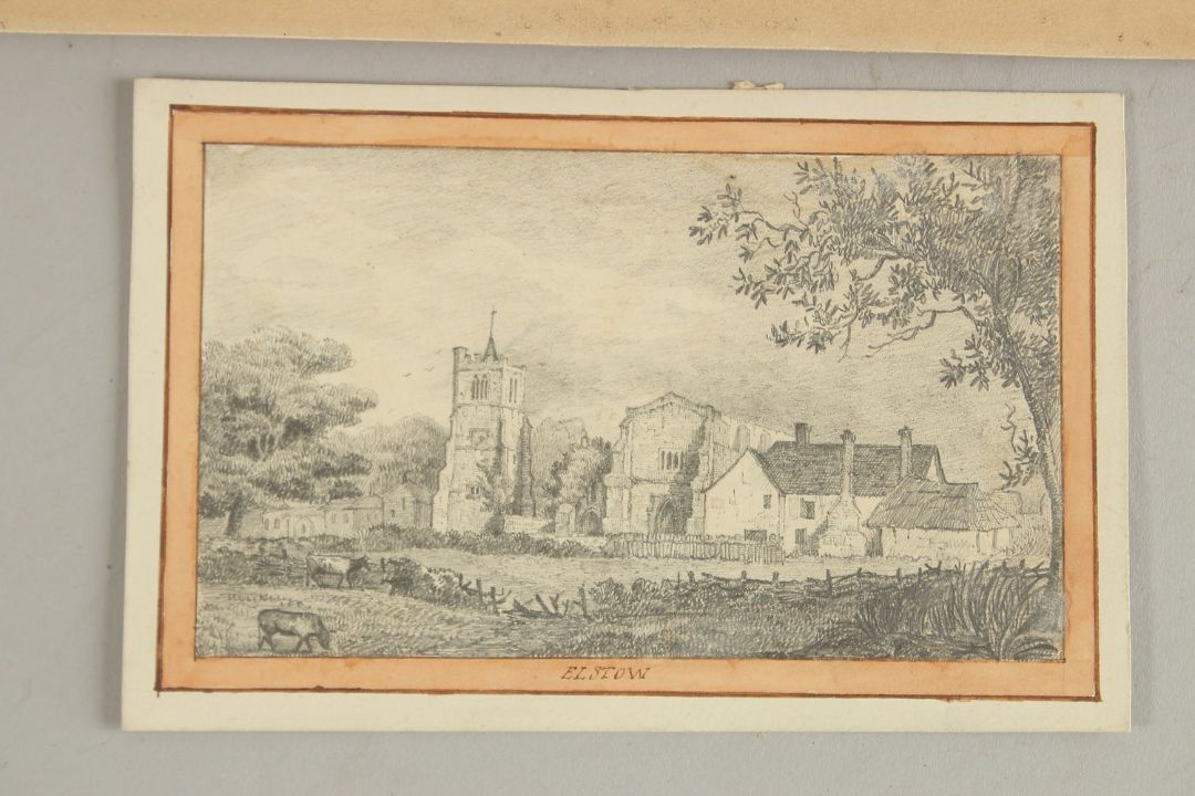 W. S. Mayes (19th Century) British, 'A View of the Remains of the Hospital of the Grey Friars in - Image 3 of 3