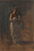 GEORGE WEISSBORT (1928 - 2013). A Roman figureUnframed, board. 18