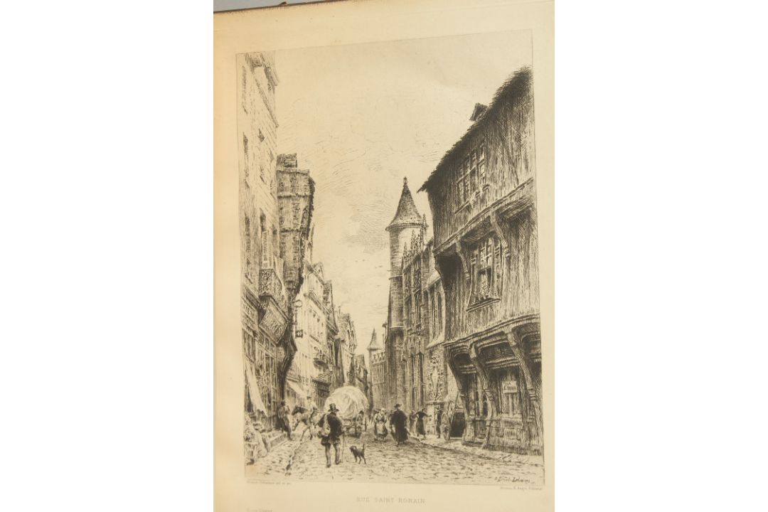 ROUEN ILLUSTRATED. BRUNET-DEBAINES. 30 illustrations. - Image 4 of 5
