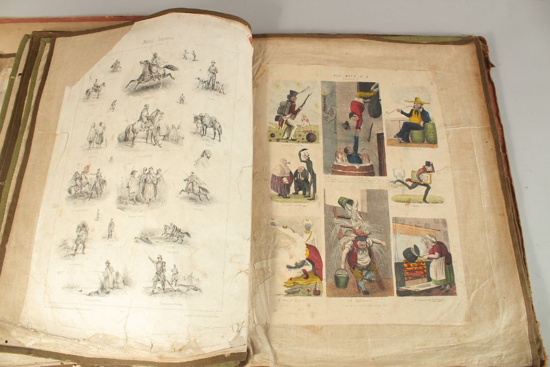 A LARGE VICTORIAN PICTURE BOOK. 21" x 8" (53 x 46cms). - Image 8 of 14