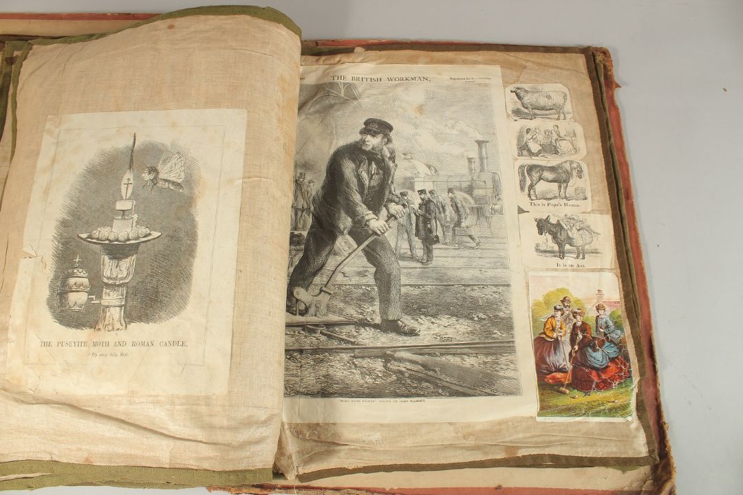 A LARGE VICTORIAN PICTURE BOOK. 21" x 8" (53 x 46cms). - Image 13 of 14