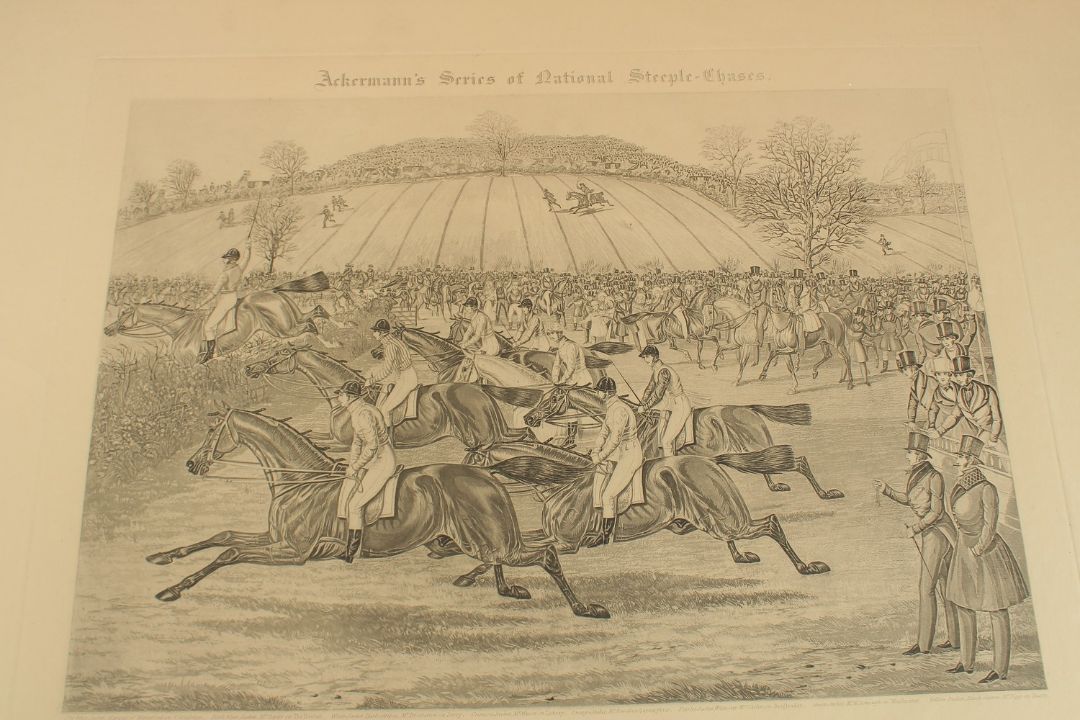 A FOLDER OFSPORTING PRINTS AND WATERCOLOURS (10). - Image 3 of 9