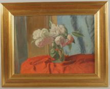 GEORGE WEISSBORT (1928 - 2013). Still Life. A vase of flowers. Signed, board. 10.5