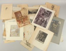 A FOLDER OF VARIOUS WATERCOLOURS (20).