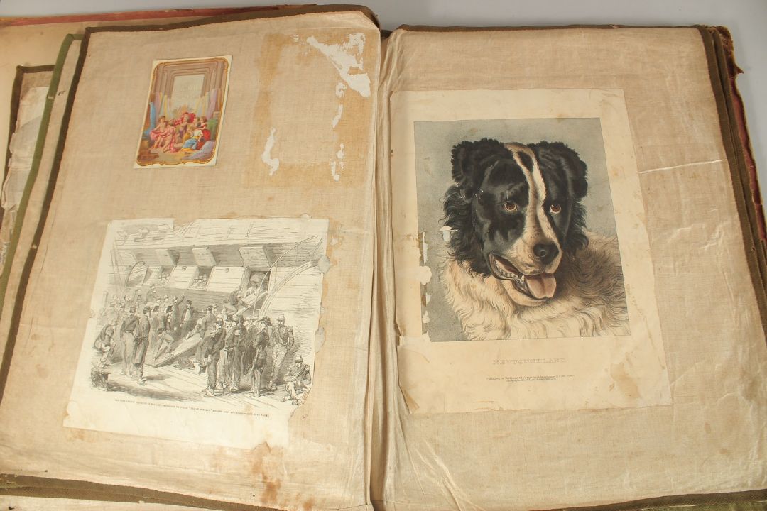A LARGE VICTORIAN PICTURE BOOK. 21" x 8" (53 x 46cms). - Image 4 of 14