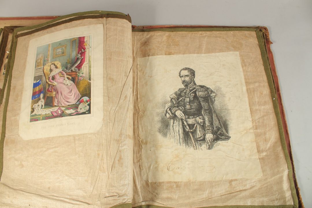A LARGE VICTORIAN PICTURE BOOK. 21" x 8" (53 x 46cms). - Image 12 of 14