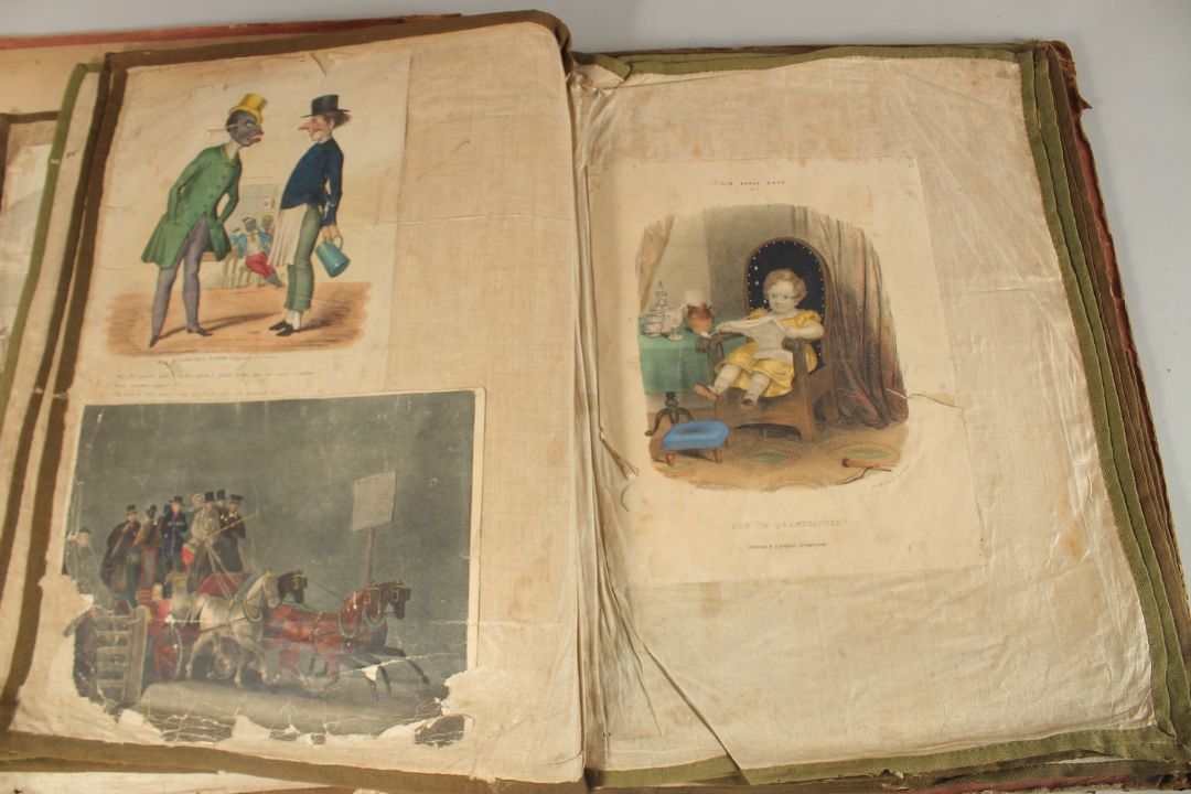 A LARGE VICTORIAN PICTURE BOOK. 21" x 8" (53 x 46cms). - Image 5 of 14