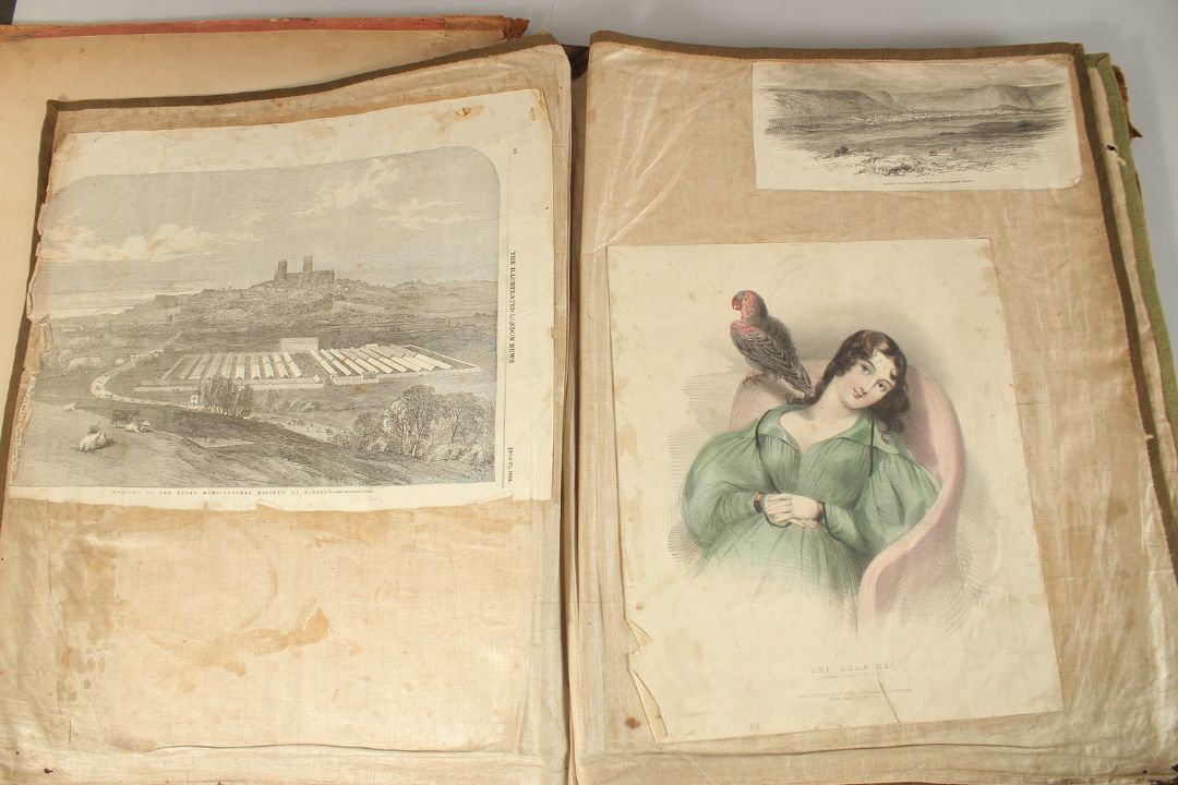 A LARGE VICTORIAN PICTURE BOOK. 21" x 8" (53 x 46cms). - Image 2 of 14