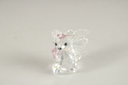 A SWAROVSKI CRYSTAL BEAR, boxed.