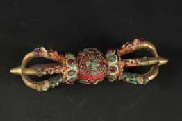 A TIBETAN VAJRA.