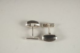 A PAIR OF ASPREY'S CUFFLINKS, boxed.