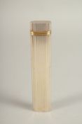 A CARTIER LONG LIGHTER. 4.75ins long. No. 80873N, boxed.