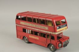 A TIN PLATE LONDON BUS.