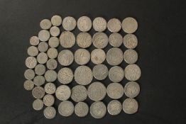 A COLLECTION OF VARIOUS MIDDLE EASTERN COINS.