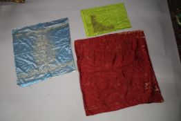 THREE TURKISH TEXTILES, (3).