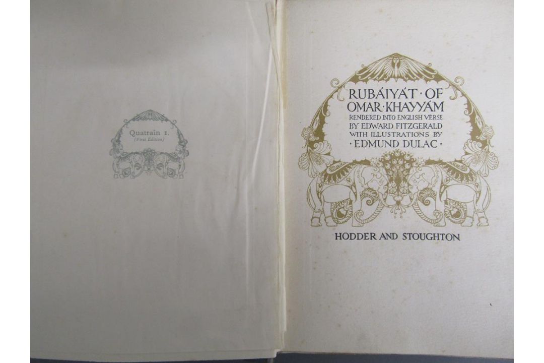 Rubaiyat of Omar Khayyam rendered into English verse by Edward FItzgerald with illustrations by - Image 6 of 12