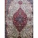 Ivory ground Persian carpet with traditional medallion design 230cm by 160cm - Image 2 of 3