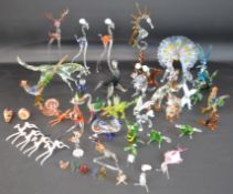 Selection of Murano / Czech Republic / Lampwork glass animals