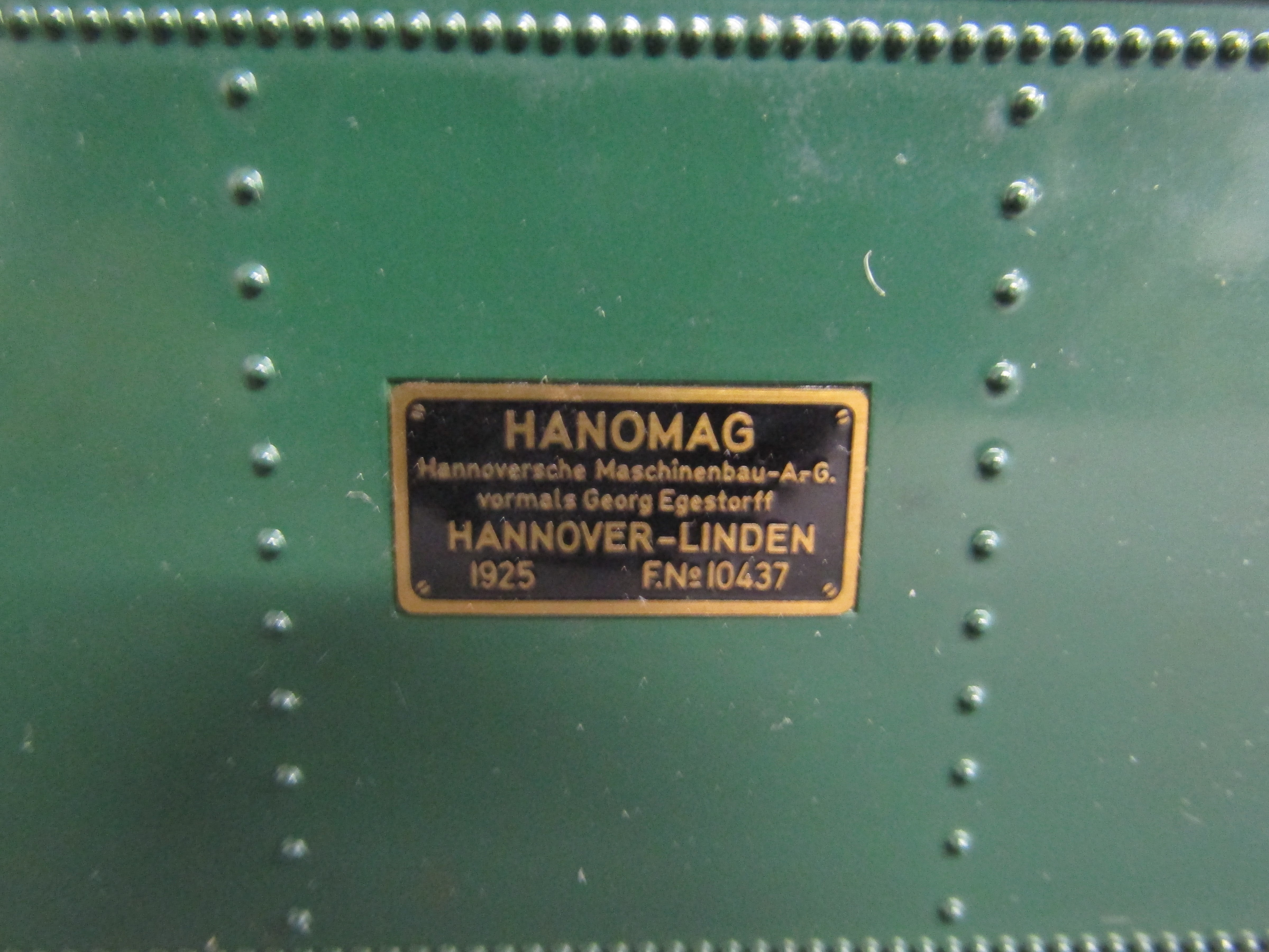 Lehmann L.G.B 2085D Hanomag 104 Hannover-linden 1925 - Image 5 of 7