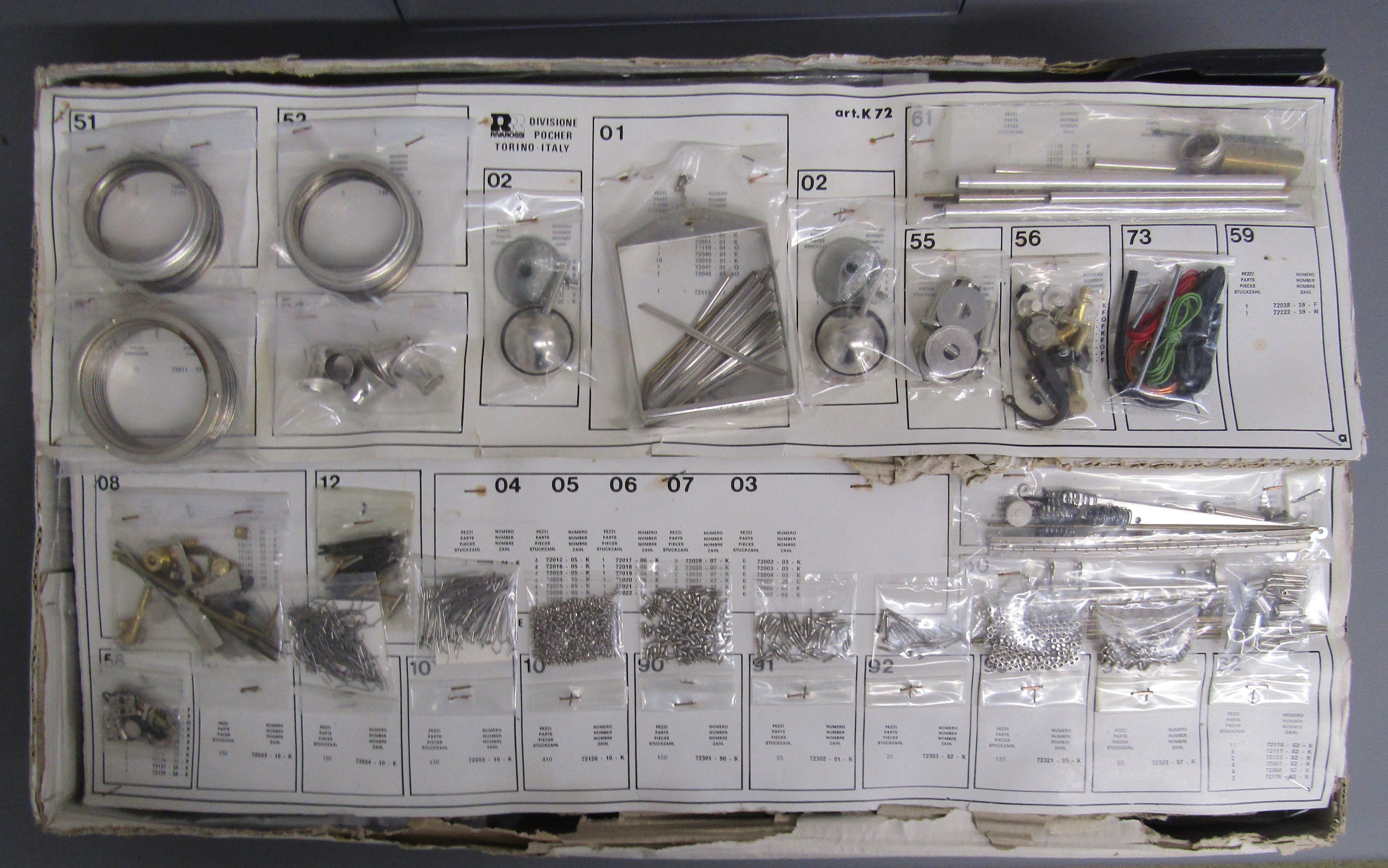 Rivarosi Pocher 1/8 scale Rolls Royce Phantom II Sedanca Coupe 1932 model kit - appears unused - - Image 3 of 4