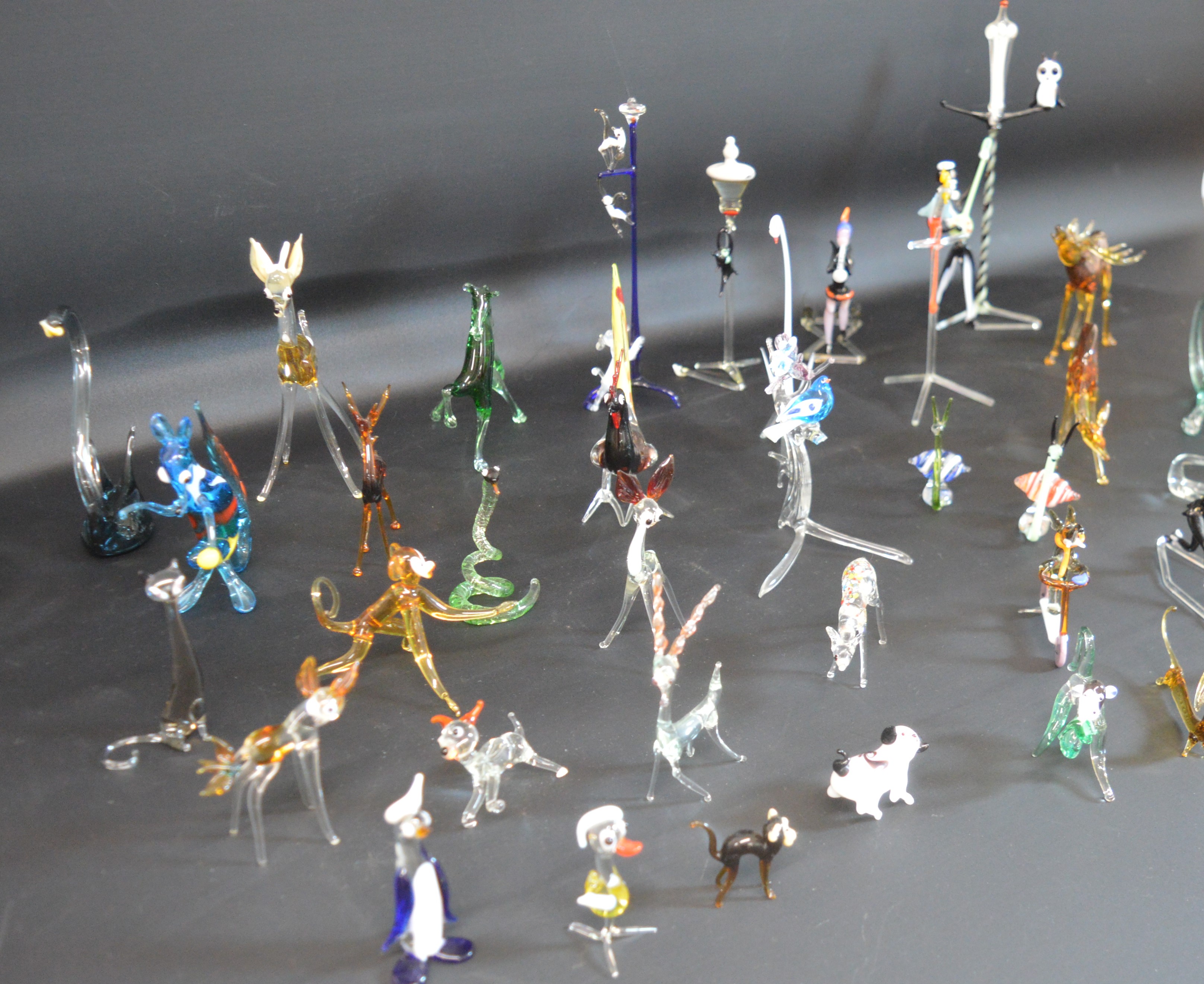 Selection of Murano Art Glass including figures, animals & lamp post models - Image 3 of 3