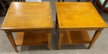 Pair of modern Selva coffee tables