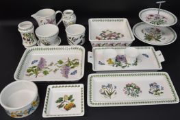 Selection of Portmeirion The Botanic Garden kitchen ware