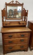 Victorian dressing table/chest of drawers