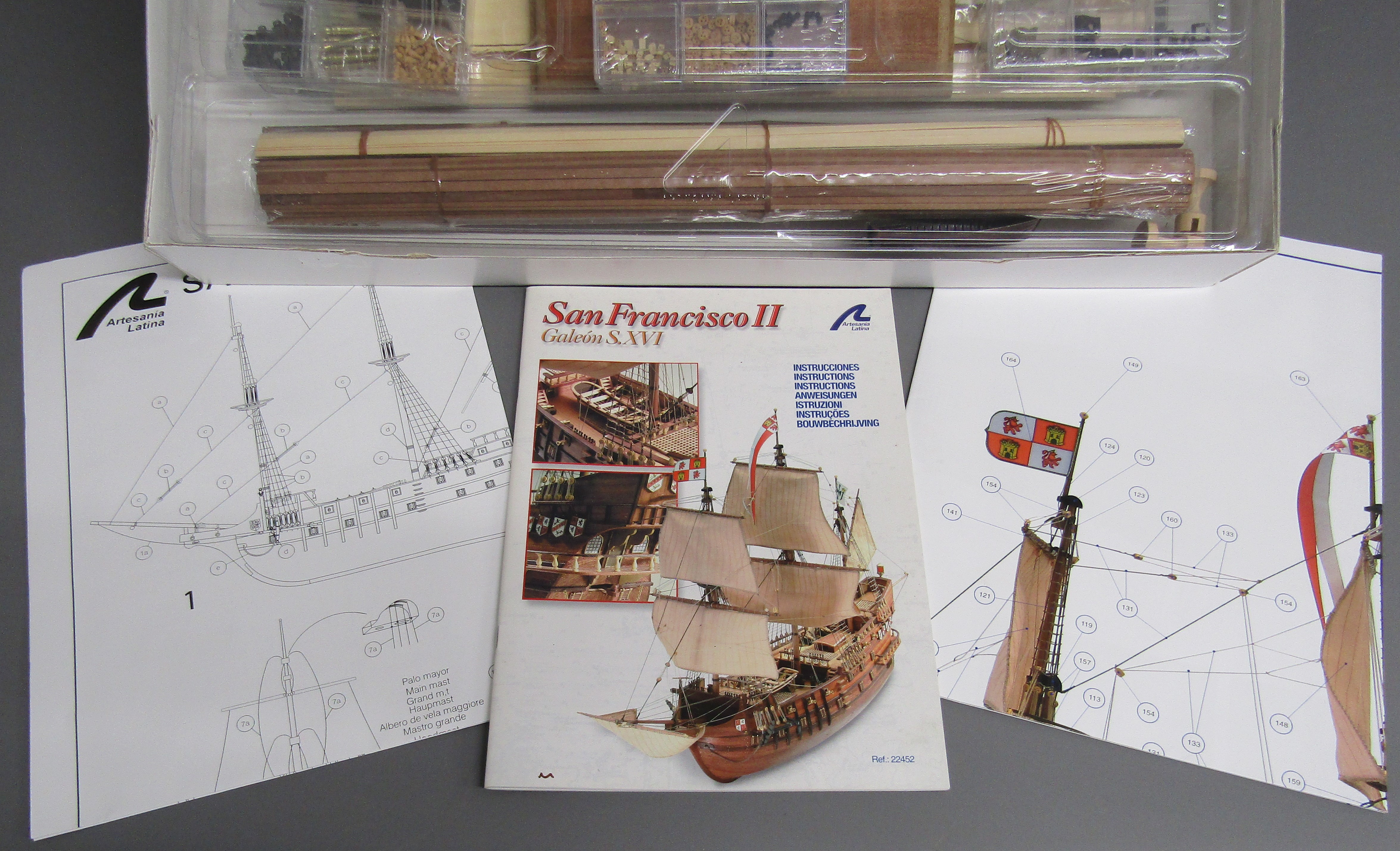 Artesania Latina San Francisco II Galleon S.XVI 1:90 model kit - appears unused - Image 2 of 5